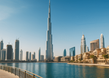 Dubai skyline and development plots illustrating growth in the Dubai land market 2025