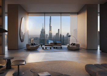 Luxury penthouse in Akala by Arada with panoramic view of Burj Khalifa, Downtown Dubai skyline
