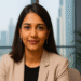 Portrait of Ritika Vohra, CEO of Dune Realty Advisory, at her boutique real-estate consultancy office in Dubai