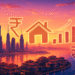 Dubai skyline showcasing modern residential buildings symbolizing NRI home loans and real estate investment opportunities for Indian buyers
