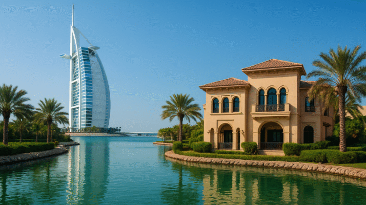 Luxury holiday homes overlooking Dubai Marina waterfront, a prime choice for Indian investors in 2025.