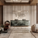 Luxury lobby at V-Suites by ANAX in Dubai’s Business Bay, designed for executive living.