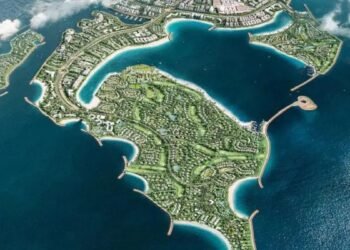 Arka Enclave Dubai Islands waterfront residences with skyline views