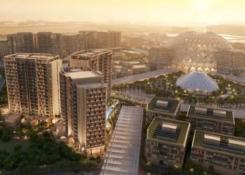 Sidr Residences Expo City Dubai construction site and residential towers