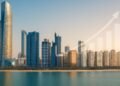Abu Dhabi skyline with luxury real estate developments reflecting transaction growth