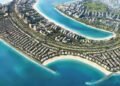 Bay Villas Dubai Islands waterfront villa community with roads and infrastructure works