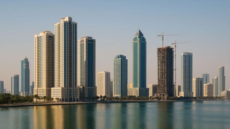 Downtown skyline view highlighting Sunteck International Dubai project launch site near Burj Khalifa
