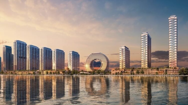 Downtown UAQ Sobha Realty waterfront development in Umm Al Quwain with residential towers and natural coastline