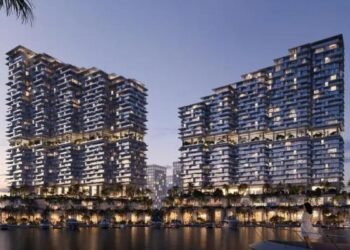 Riviera Residences towers on Al Reem Island Abu Dhabi with waterfront views and modern architectural design.