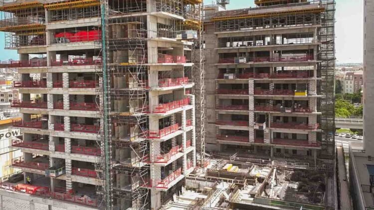 Azizi Zain Al Furjan residential development in Dubai under construction