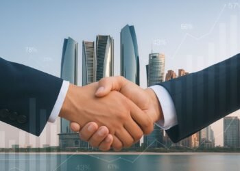 Etihad Credit Bureau and ADREC Abu Dhabi officials signing MoU at GITEX Global 2025 to enhance real estate transparency.