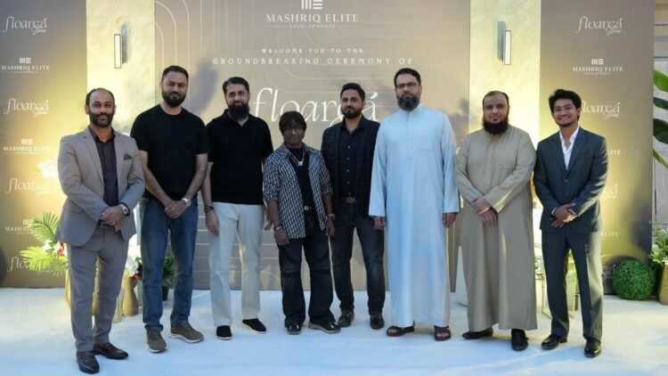 Mashriq Elite Real Estate Developments today broke ground for their fifth residential project - Floarea Skies - in Jumeirah Village Circle (JVC)