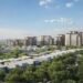 Expo Valley Views Dubai sustainable residential community with terraced low-rise buildings and landscaped gardens at Expo City