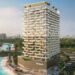 Prescott The Caden Meydan Horizon lagoon-front residential development with waterfront promenades and modern architecture