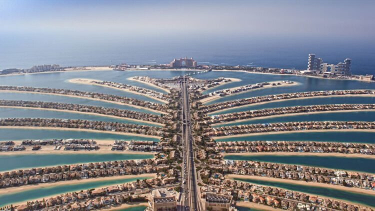 Palm Jumeirah plot sale record by B1 Properties AED 88M highest psf Dubai 2025.