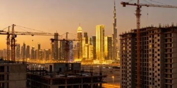 Dubai off-plan property transactions data showing weekly real estate trading volumes by asset type and area in Week 3 2026.