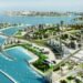 Aerial view of St. Regis Residences Dubai Islands launch site on Nakheel's beachfront masterplan.