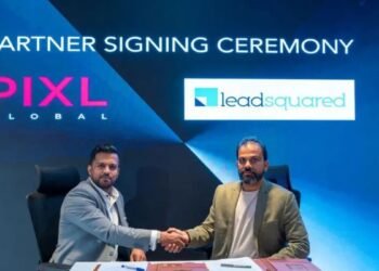 From L to R - Nishanth Kakkamani, Head of Sales and Commercial Strategy, Anand Dev Dhand, Head Partnerships and Alliances, LeadSquared.