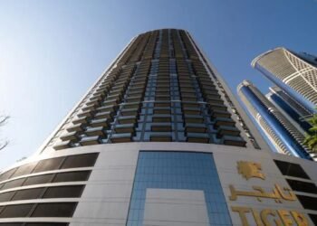 Lagoon-front master plan illustrating Ajman off-plan master community development in Al Alia district