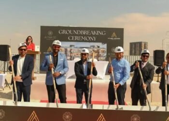 Construction groundbreaking at Altair 52, a Dubai South off-plan residential project near Al Maktoum International Airport.