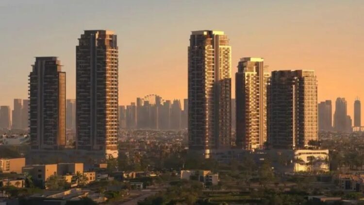 Avana Residences construction site in JVC highlighting the JVC residential construction pipeline and active piling works.