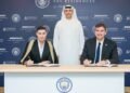 Senior representatives from Manchester City Football Club and Ohana Development sign an agreement for Manchester City Yas Residences by Ohana at a formal signing ceremony in Abu Dhabi.