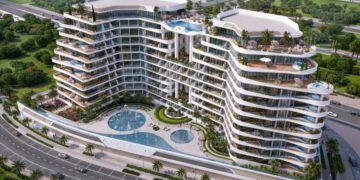 Barari Gate mixed-use residential development site in Majan, Dubai, near Al Barari, adding new off-plan residential supply scheduled for 2028 delivery.