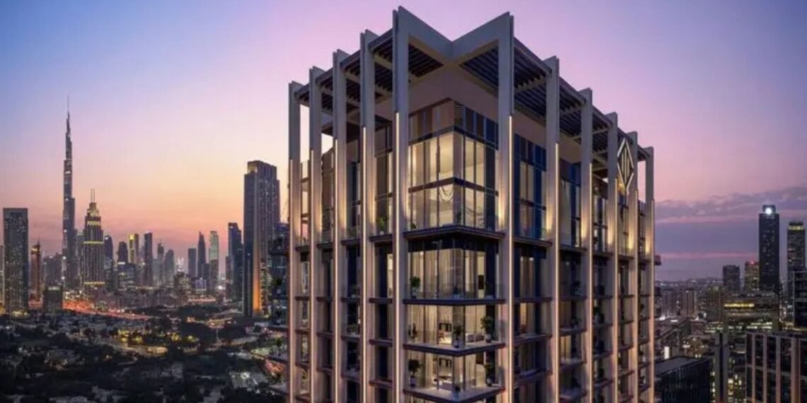 DIFC Zabeel District residential towers site showing central Dubai location near the financial centre.