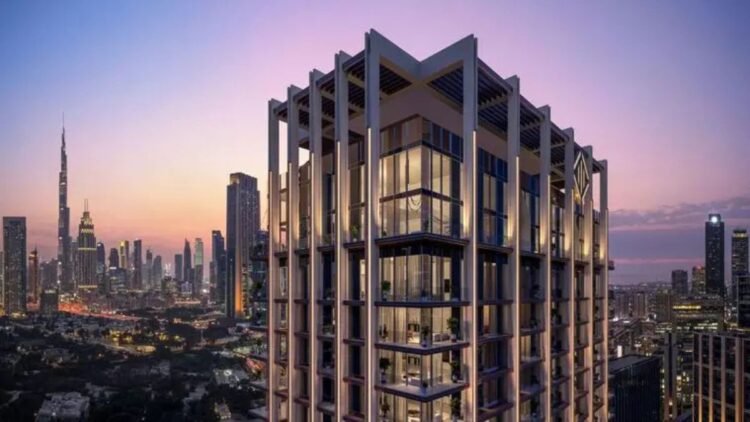 DIFC Zabeel District residential towers site showing central Dubai location near the financial centre.