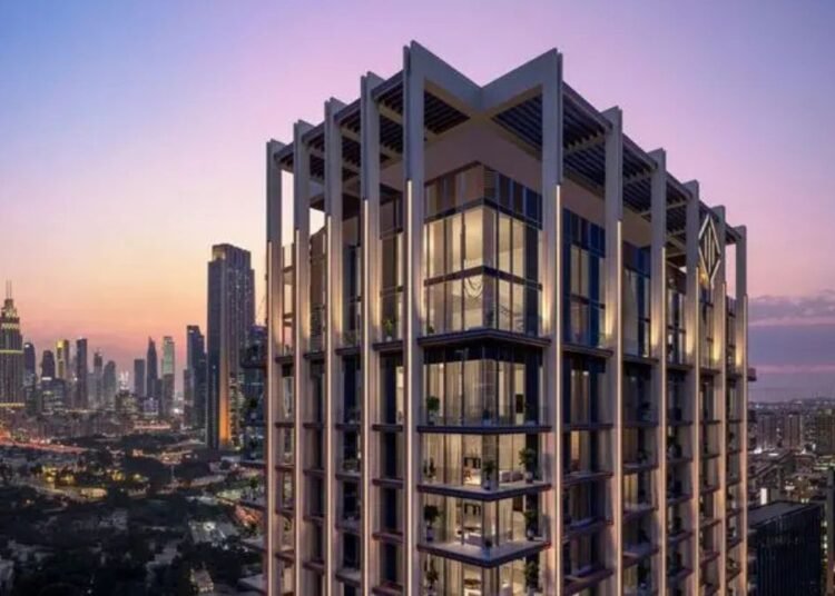 DIFC Zabeel District residential towers site showing central Dubai location near the financial centre.