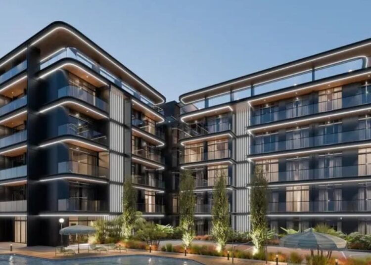 The Hudson JVC boutique residential launch exterior view in Jumeirah Village Circle Dubai.