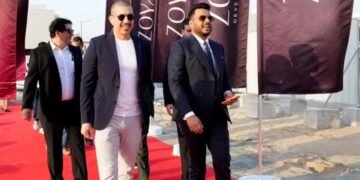 Exterior rendering of mid-rise residential building representing Dubai South furnished apartments launch in emerging corridor.