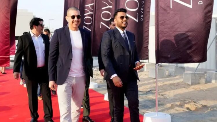 Exterior rendering of mid-rise residential building representing Dubai South furnished apartments launch in emerging corridor.