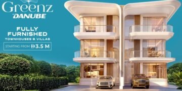 Danube Greenz Dubai launch showing villas and townhouses in Dubai International Academic City