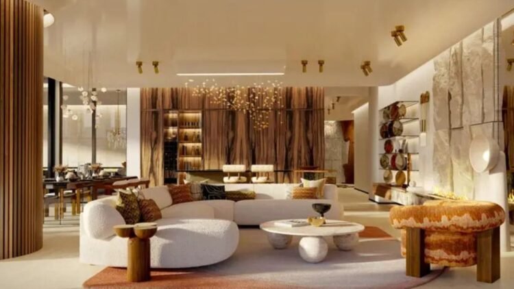 Eywa Tree of Life construction progress showing topped-out structure and ongoing façade installation in Dubai