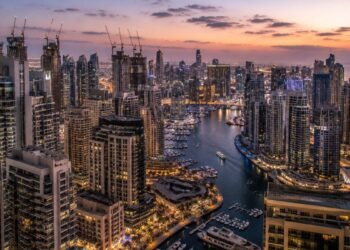 Dubai Marina skyline showing off-plan and ready home price divergence in 2026