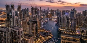 Dubai Marina skyline showing off-plan and ready home price divergence in 2026