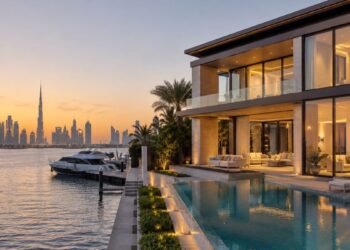 Waterfront villa on Jumeirah Bay Island reflecting Dubai's ultra-prime real estate market in 2026