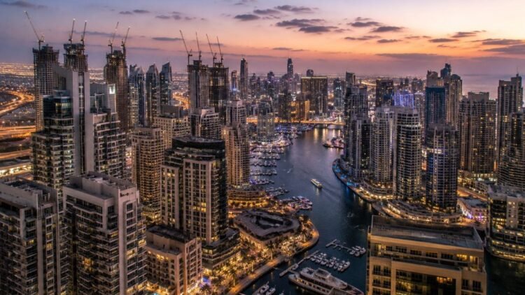 Dubai Marina skyline showing off-plan and ready home price divergence in 2026