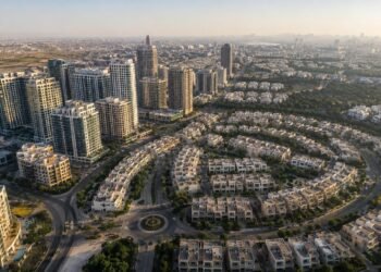 Dubai first-time home buyer programme 2026 residential community aerial view