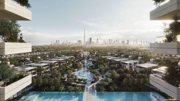 Keturah Reserve bio-living villas with shaded green courtyards in Mohammed Bin Rashid City, Dubai