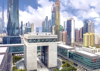 Aerial view of residential construction in Dubai South, the emirate's top-selling district for the fourth straight month in June 2026.