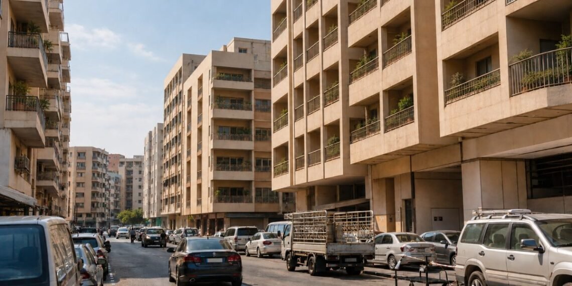 A dense older residential district in Deira, the kind of Dubai neighbourhood where the Dubai shared housing law will reshape bed-space and partitioned rentals
