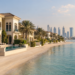 Waterfront villas on Palm Jumeirah at dusk, representing the Dubai luxury property market